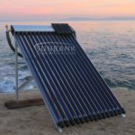 the evacuated tube solar hot tub kit on the coast in santa cruz california