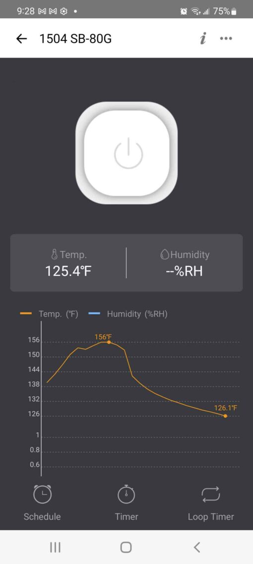 Screenshot of Sunbank Smart Controller