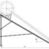 Ground mount bracket diagram